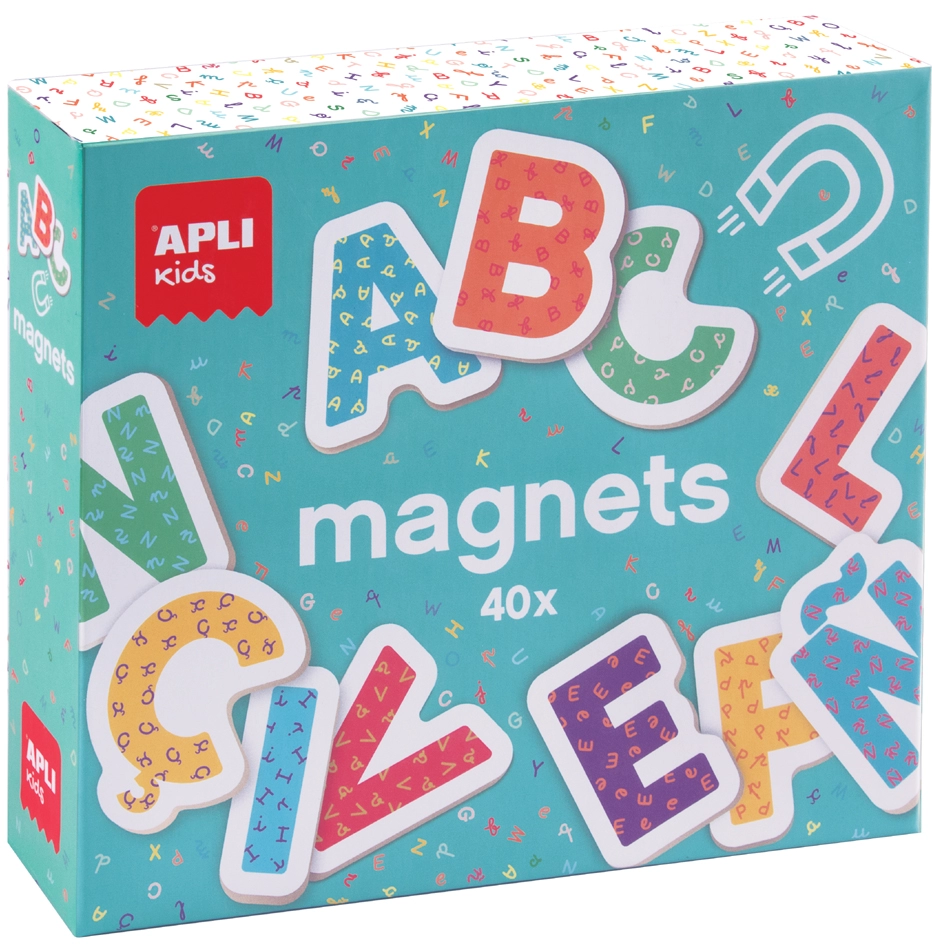 Een "agipa jeu de magnets ""abc letters"" 40 magnets " koop je bij NiceSupplies.nl