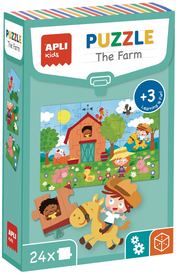 Een "agipa lernpuzzle ""the farm"" 24 teile " koop je bij NiceSupplies.nl