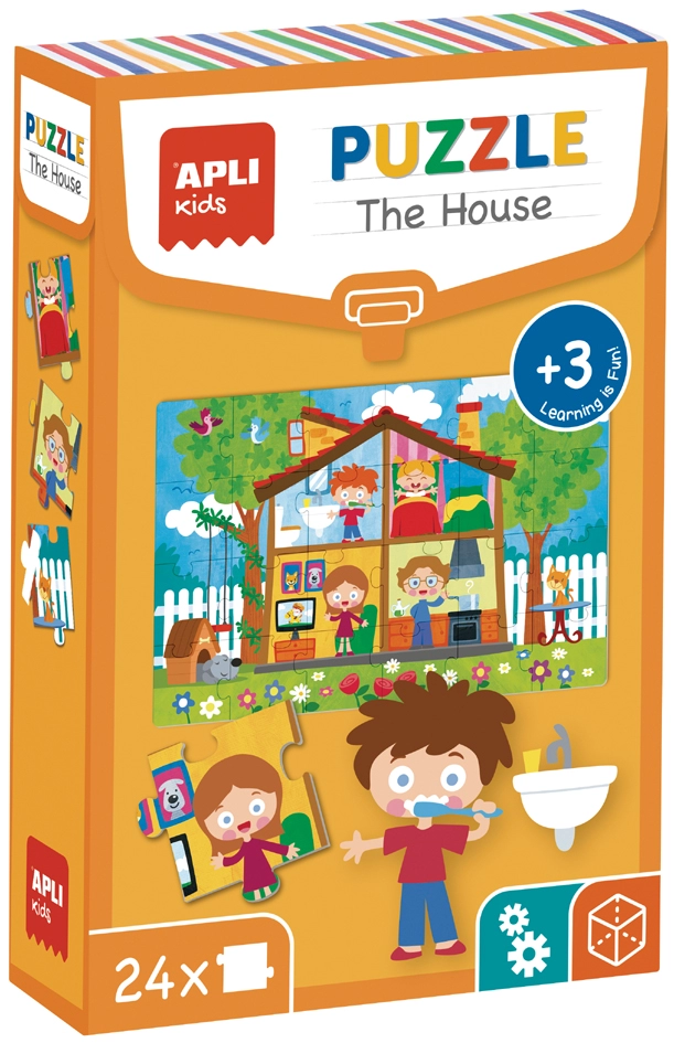 Een "agipa lernpuzzle ""the house"" 24 teile " koop je bij NiceSupplies.nl