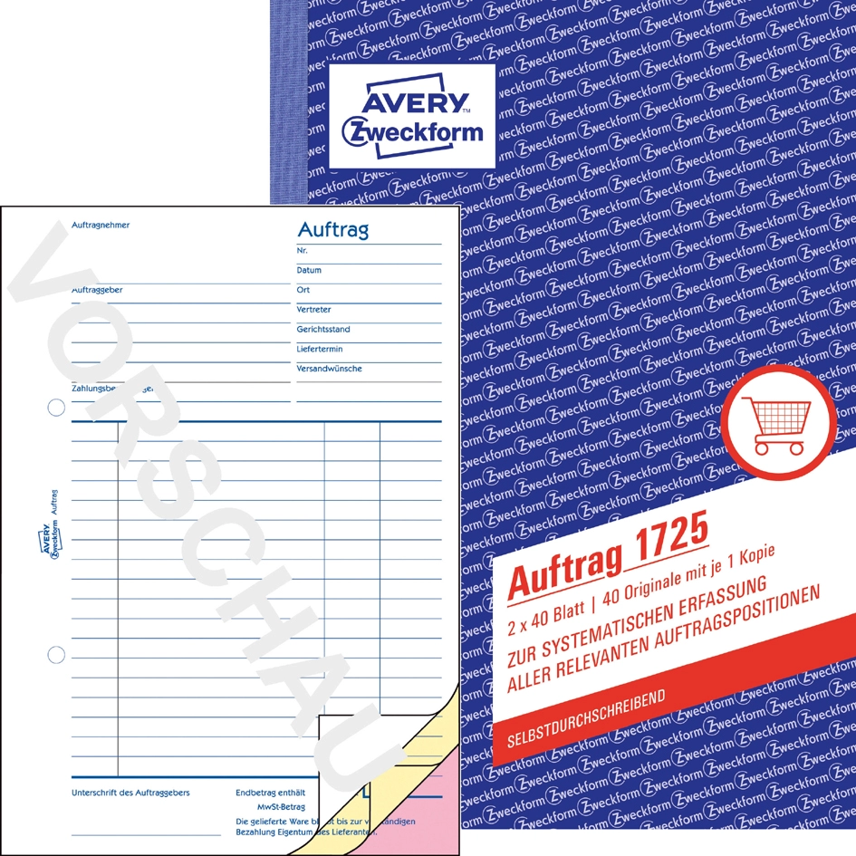 Een "avery zweckform formularbuch ""materialanforderung"" sd a5 " koop je bij NiceSupplies.nl