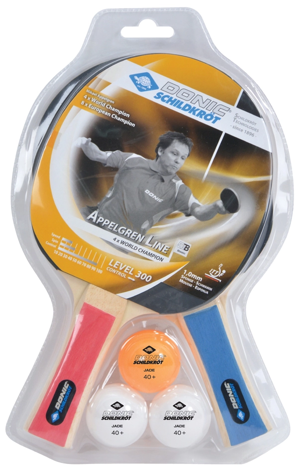 Een "donic schildkrot tafeltennis-set ""appelgren 300"" " koop je bij NiceSupplies.nl