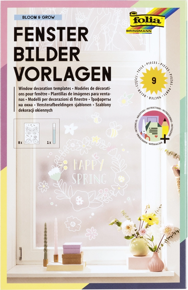 Een "folia fensterbilder-vorlagen ""bloom & grow"" -premium " koop je bij NiceSupplies.nl