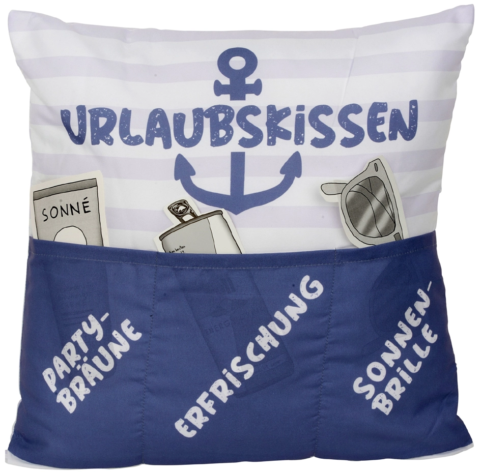 Een "hergo sofahelden kussen ""urlaubskissen"" " koop je bij NiceSupplies.nl