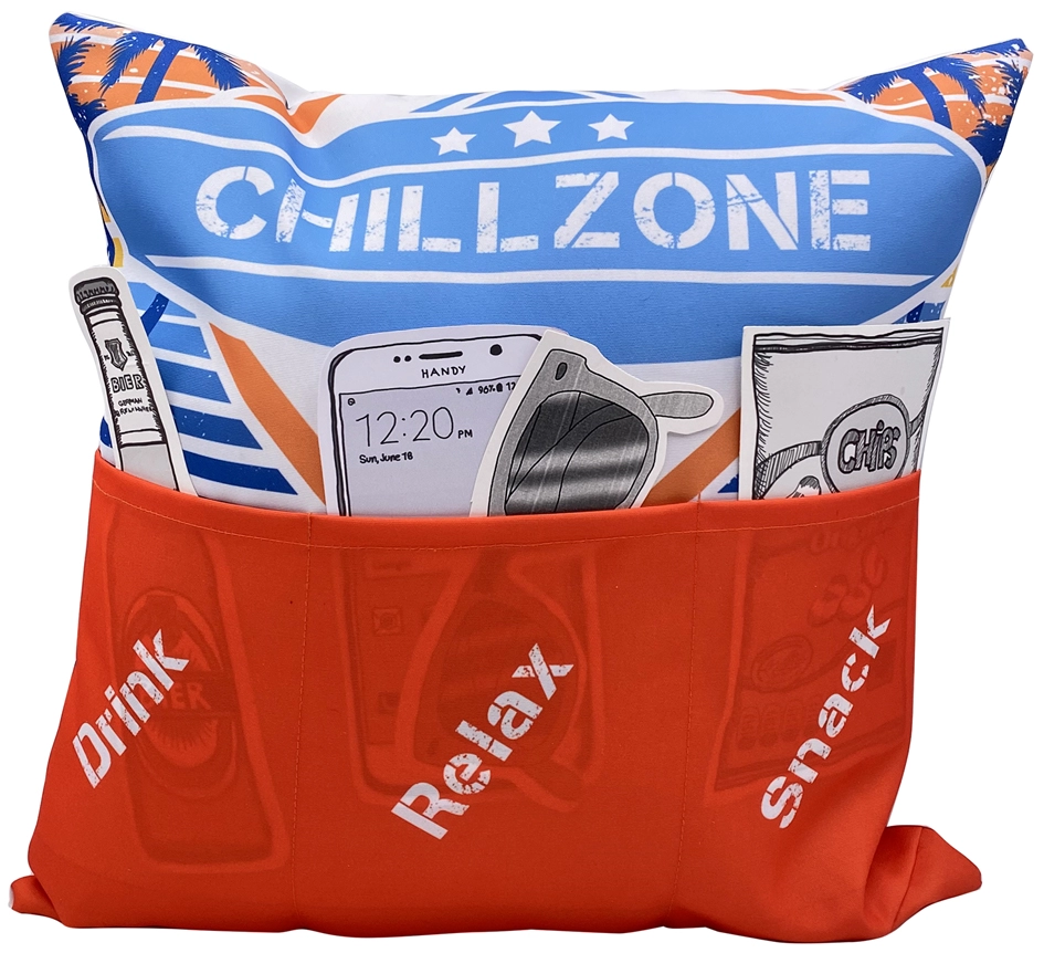 Een "hergo sofahelden outdoor-kussen ""chillzone"" " koop je bij NiceSupplies.nl