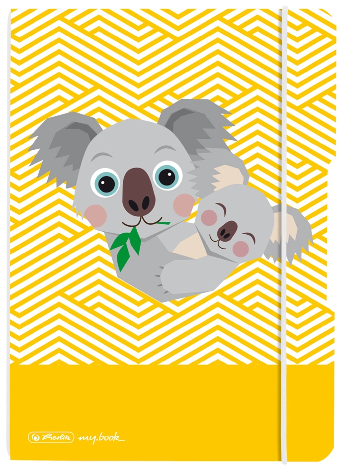 Een "herlitz notitieboek my.book flex ""cute animals koala"" a5 " koop je bij NiceSupplies.nl