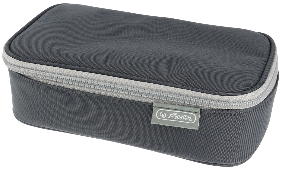 Een "herlitz ronde-etui be.bag beatbox ""grey"" " koop je bij NiceSupplies.nl