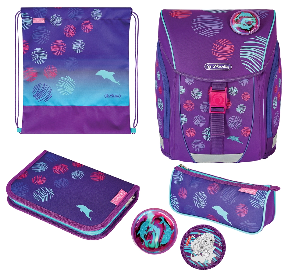 Een "herlitz schooltas filolight plus ""sea bubbles"" " koop je bij NiceSupplies.nl