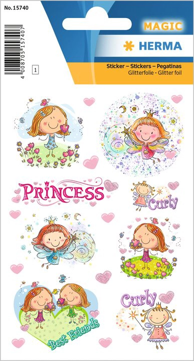 Een "herma sticker magic ""prinzessin curly"" " koop je bij NiceSupplies.nl