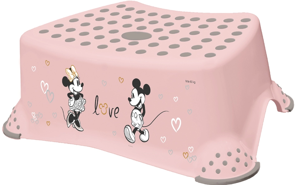 Een "keeeper kids opstapkruk tomek ""minnie"" nordic-pink " koop je bij NiceSupplies.nl