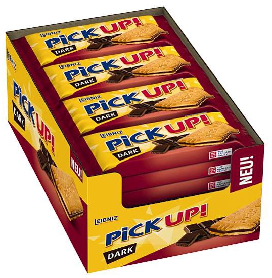 Een "leibniz keksriegel ""pick up! dark"" display " koop je bij NiceSupplies.nl