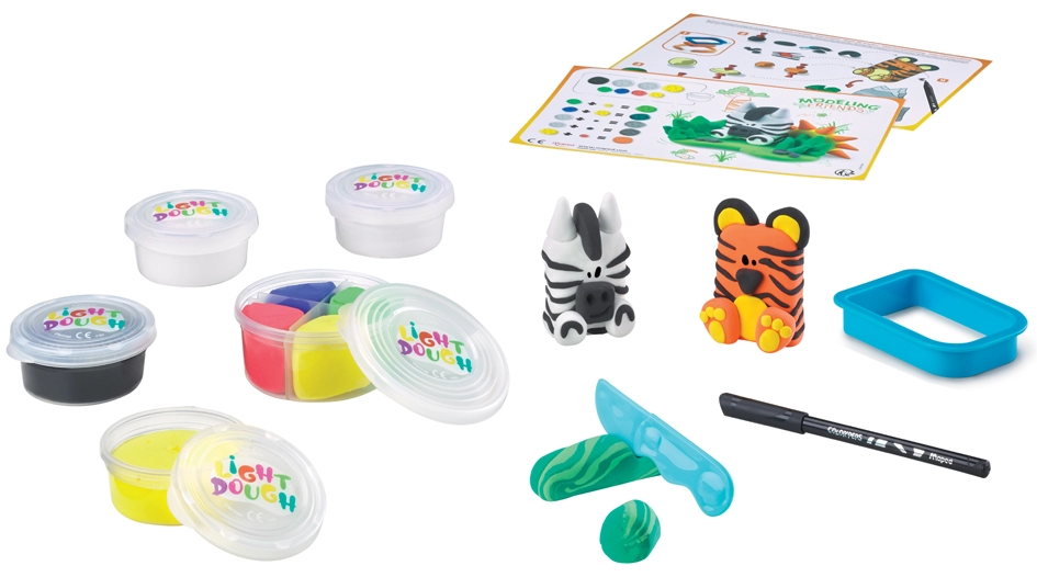 Een "maped creativ boetseer-set modeling friends ""wild"" " koop je bij NiceSupplies.nl