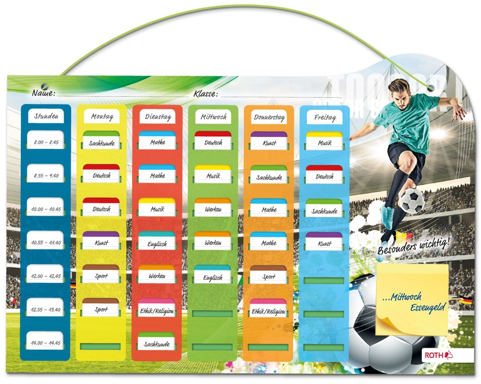 Een "roth klipp & transparant stundenplan steck-fix ""tyrannosaurus"" " koop je bij NiceSupplies.nl