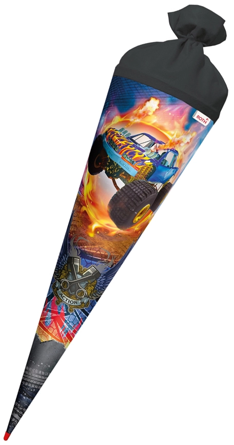 Een "roth schooltas ""monstertruck fire"" rond 700 mm " koop je bij NiceSupplies.nl