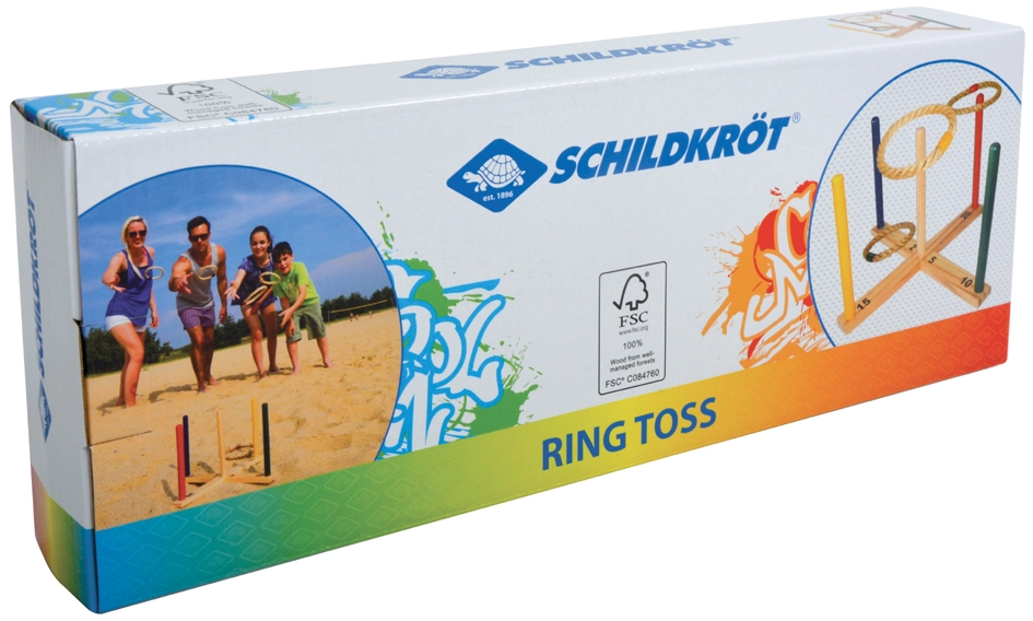 Een "schildkrot ringwurfspel ""ring toss"" van hout " koop je bij NiceSupplies.nl