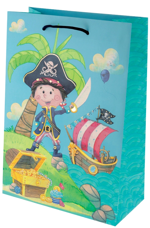 Een "susy card cadeautas ""little pirate"" " koop je bij NiceSupplies.nl