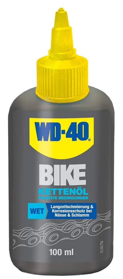 Een "wd-40 bike kettenöl ""wet"" 100 ml " koop je bij NiceSupplies.nl