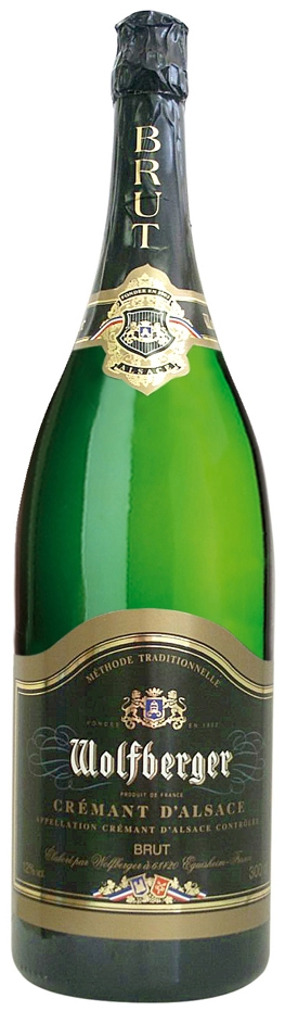 Een "wolfberger crémant d'alsace ""jeroboam"" brut " koop je bij NiceSupplies.nl