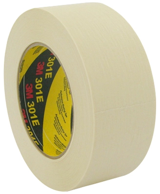 Een 3m crepe-plakband 301e 48 mmx50 m papier beige koop je bij NiceSupplies.nl