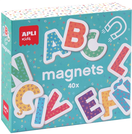 Een "agipa jeu de magnets ""abc letters"" 40 magnets " koop je bij NiceSupplies.nl