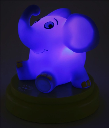 Een "ansmann mobiles nachtlamp ""elefant"" blauw/groen " koop je bij NiceSupplies.nl