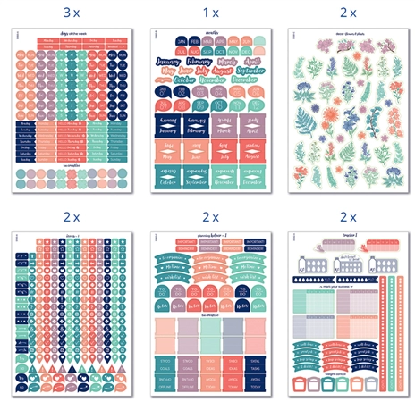 Een "avery zweckform zdesign planungs-sticker ""icons & deco"" " koop je bij NiceSupplies.nl