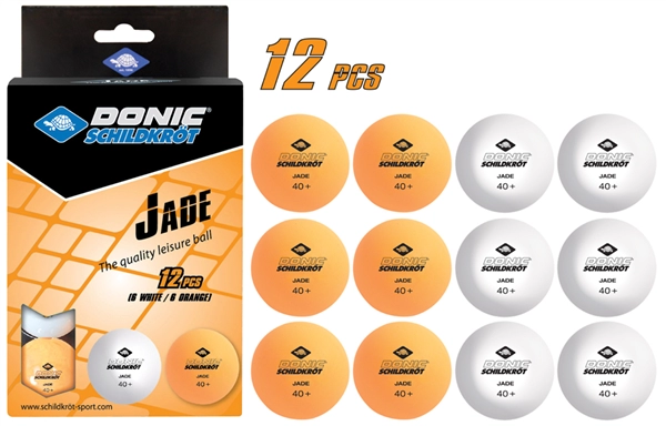 Een "donic schildkrot tafeltennisbal ""jade"" 6 stuks box orange " koop je bij NiceSupplies.nl