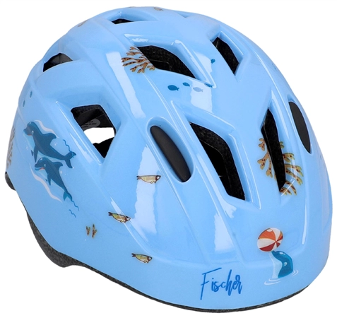 Een "fischer kinder-fietshelm ""plus dolphin"" maat: xs/s " koop je bij NiceSupplies.nl