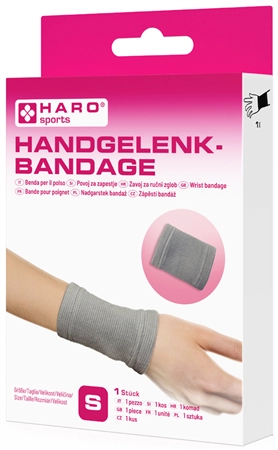 Een "haro sportbandage ""handgelenk"" formaat: l grijs " koop je bij NiceSupplies.nl