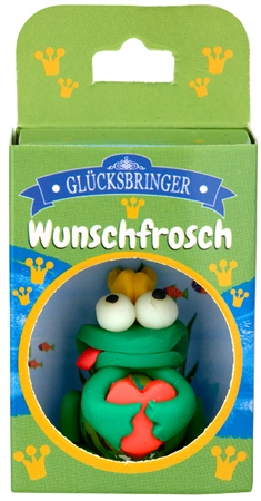 Een "hergo gelukswelten wunschfrosch ""bitte k?ssen en w?nschen!""" koop je bij NiceSupplies.nl