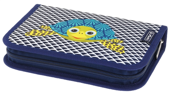 Een "herlitz etui ""cute animals turtle"" 31-delig " koop je bij NiceSupplies.nl