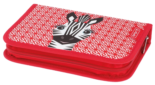 Een "herlitz etui ""cute animals zebra"" 31-delig " koop je bij NiceSupplies.nl