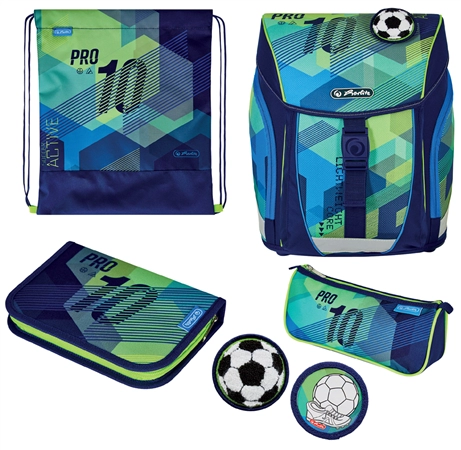 Een "herlitz schooltas filolight plus ""green goal"" " koop je bij NiceSupplies.nl