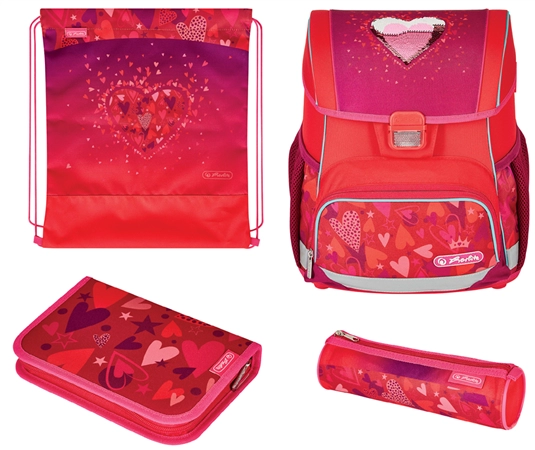 Een "herlitz schooltas loop plus ""sweet hearts"" " koop je bij NiceSupplies.nl