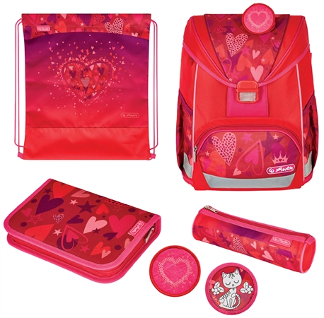 Een "herlitz schooltas ultralight plus ""sweet hearts"" " koop je bij NiceSupplies.nl