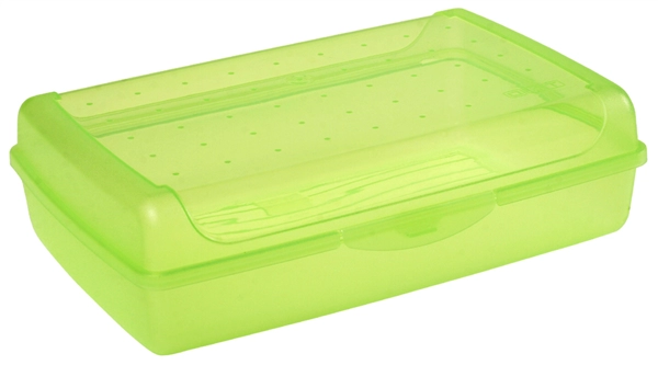 Een "keeeper broodtrommel ""luca"" click-box maxi nordic-green " koop je bij NiceSupplies.nl