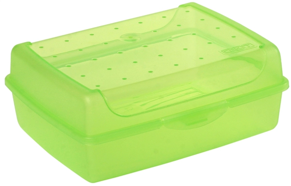 Een "keeeper broodtrommel ""luca"" click-box midi nordic-green " koop je bij NiceSupplies.nl