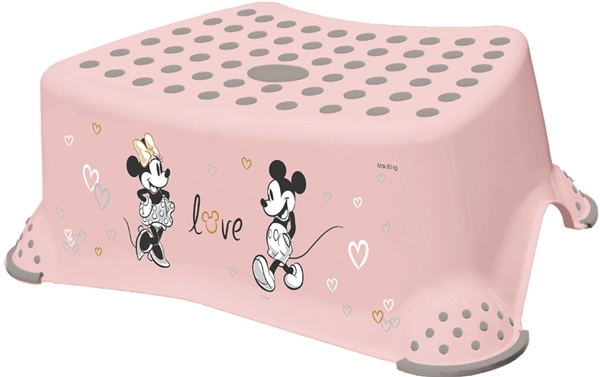 Een "keeeper kids opstapkruk tomek ""minnie"" nordic-pink " koop je bij NiceSupplies.nl