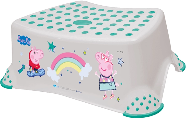 Een "keeeper kids opstapkruk tomek ""peppa pig"" nordic-white " koop je bij NiceSupplies.nl