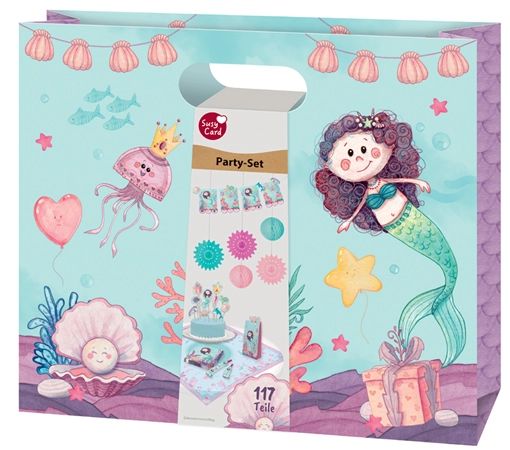 Een "susy card party-set ""mermaid"" 117-delig " koop je bij NiceSupplies.nl