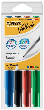 Een Bic 4 Textmarker Vel koop je bij NiceSupplies.nl