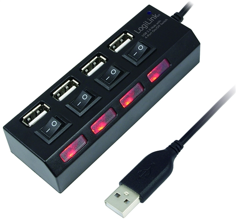 Een Log.USB2.0 Hub4P EIN koop je bij NiceSupplies.nl