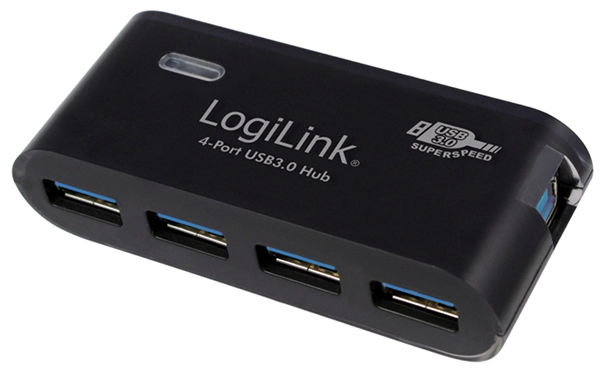 Een Log.USB3.0 Hub4fa sw koop je bij NiceSupplies.nl