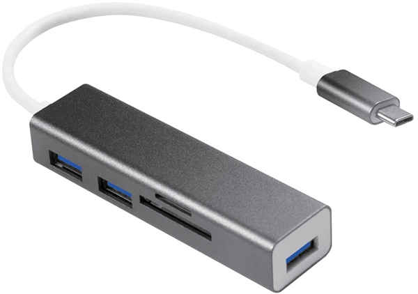 Een LogiL USB-C3.0Hub+Ka koop je bij NiceSupplies.nl