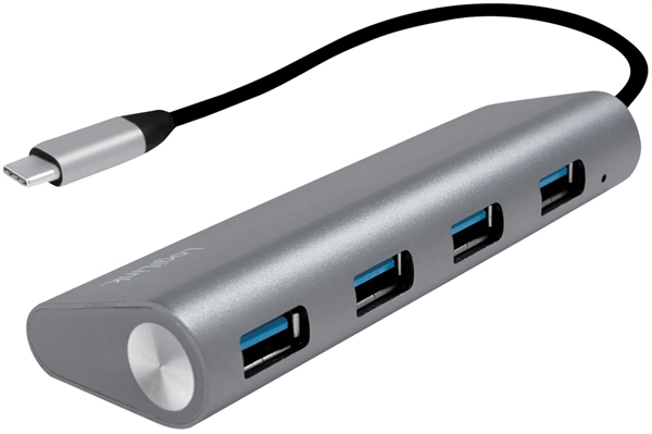 Een LogiL USB-C3.1Hub4Po koop je bij NiceSupplies.nl