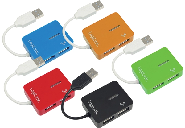 Een LogiL.USB2.0Hub4 bla koop je bij NiceSupplies.nl