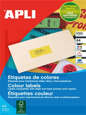 Een agipa adres-etiketten 70x31 mm blauw koop je bij NiceSupplies.nl