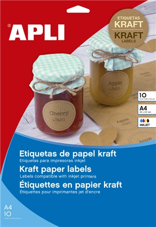 Een agipa naturbruine etiketten 210x297mm koop je bij NiceSupplies.nl