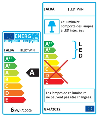 Een alba led-bureaulamp ledtwin bc draadloos met accu wit koop je bij NiceSupplies.nl