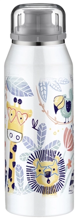 Een alfi thermos-drinkfles kids iso bottle crazy jungle koop je bij NiceSupplies.nl