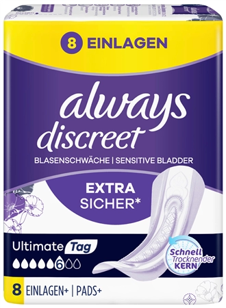 Een always discreet incontinentie-inlegger ultimate tag koop je bij NiceSupplies.nl